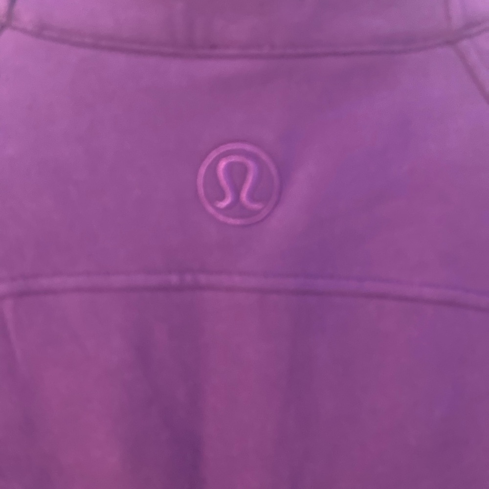 lululemon athletica LSU Purple Half-Zip Cropped Pullover - Picture 3 of 7